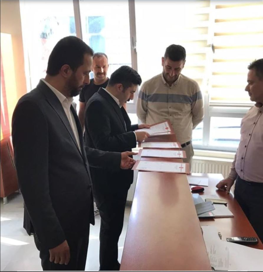 İlçe Kaymakamımız Sn.Halil Yazıcı Belediyemize Ziyarette Bulundu